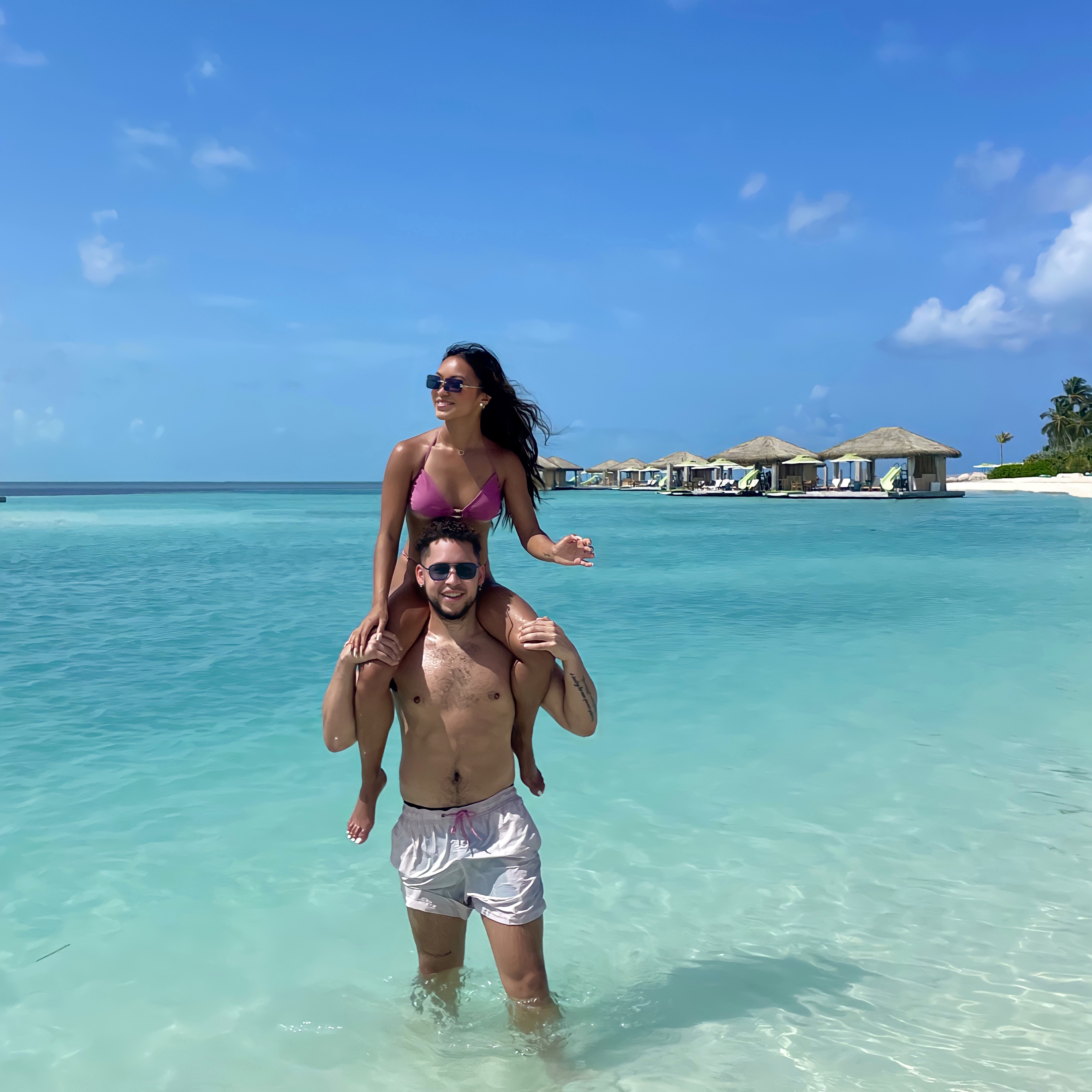 Couple in Bahamas